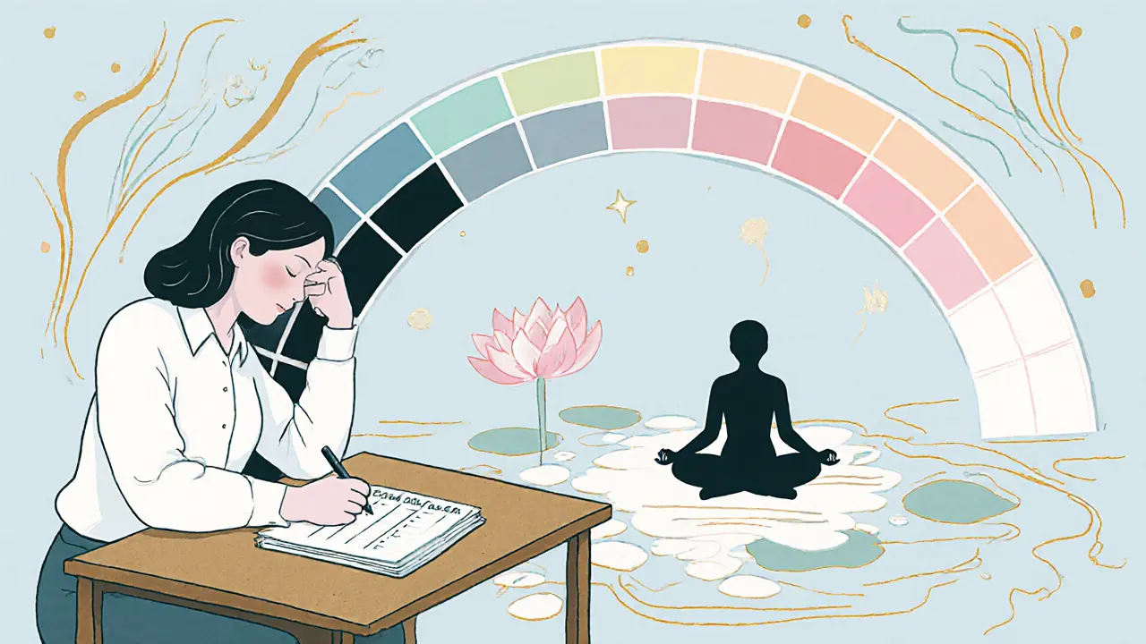 Jana používá stupňovací techniku a mindfulness k překonání černobílé představivosti.