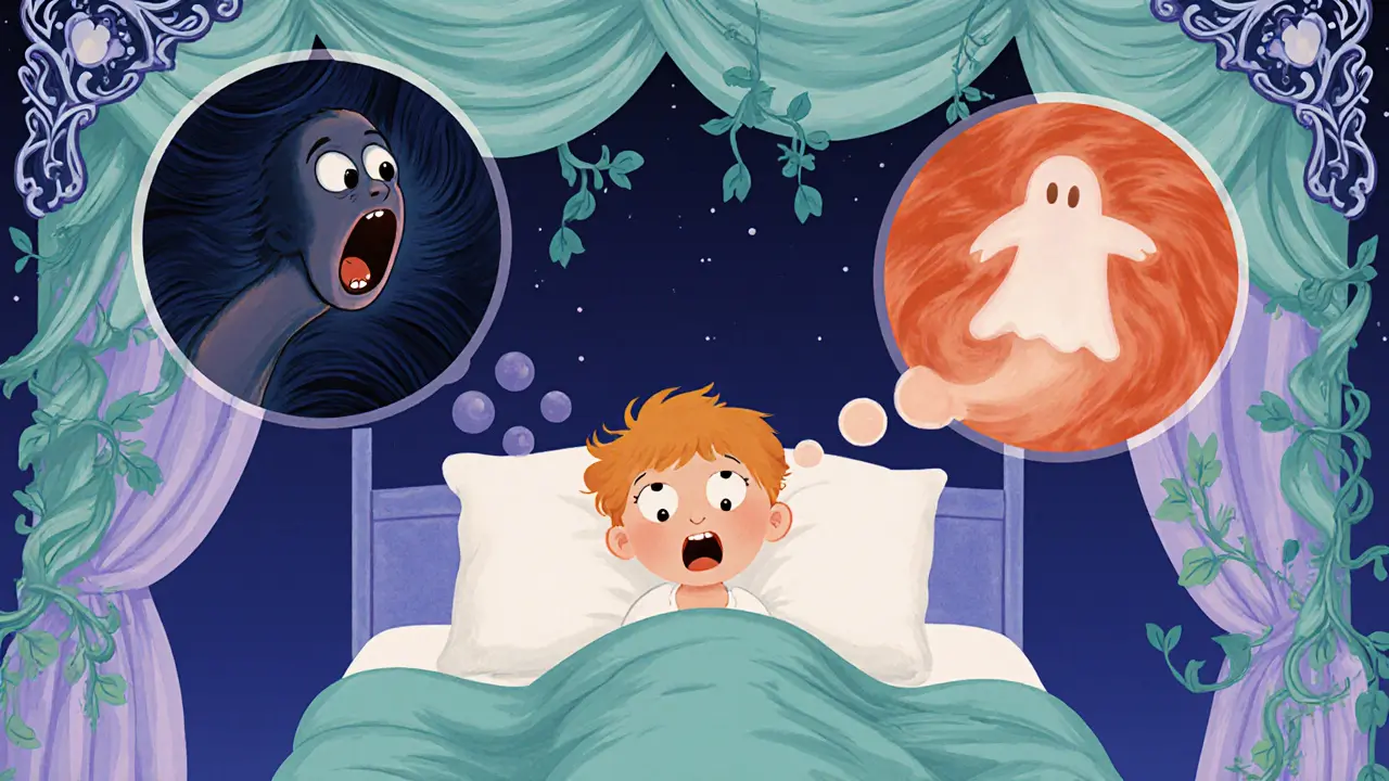 Noční děsy vs. noční můry u dětí - terapie a pomoc se spánkem