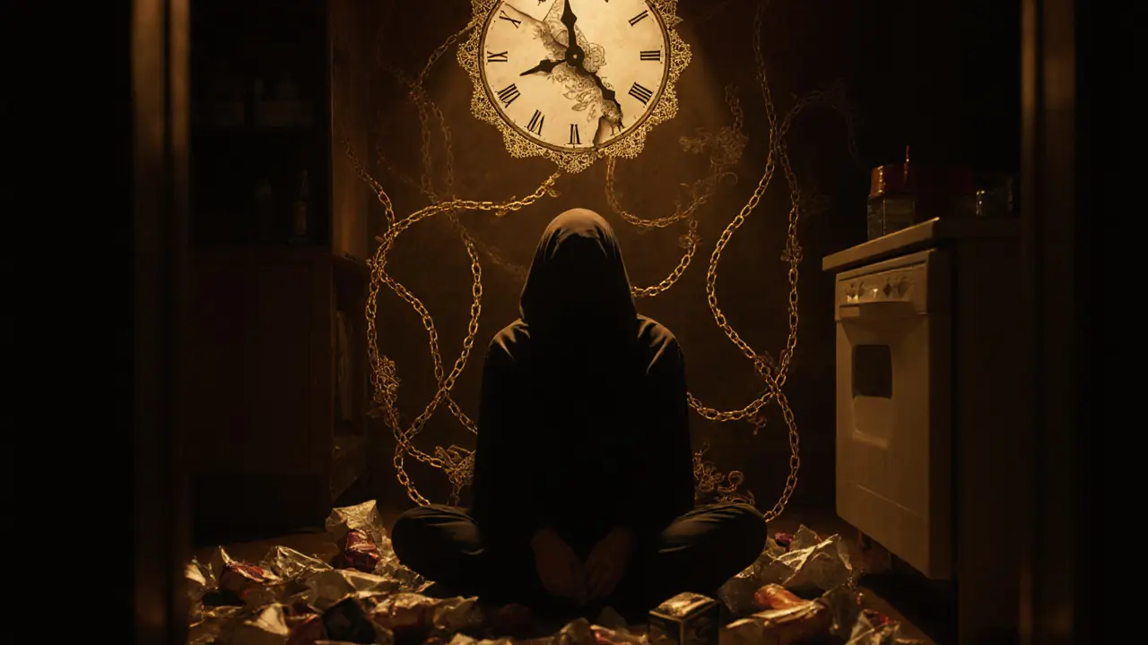 Záchvatovité přejídání bez kompenzace: Jak rozpoznat BED a kde najít pomoc