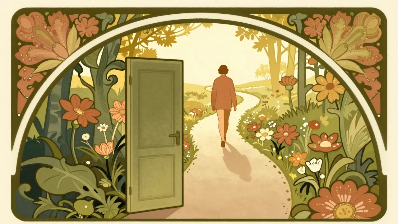 Cesta k osobnímu růstu ve stylu Art Nouveau