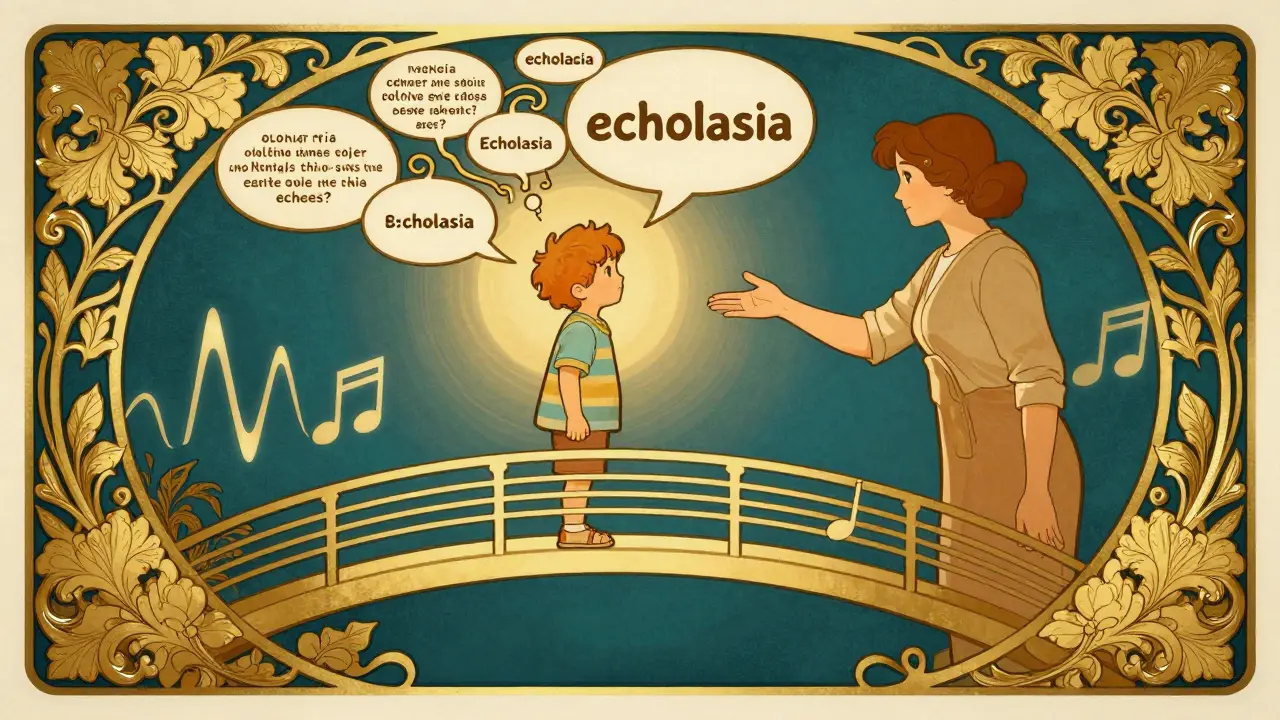 Echolálie u autismu: Proč děti opakují a jak jim v logopedii pomoci