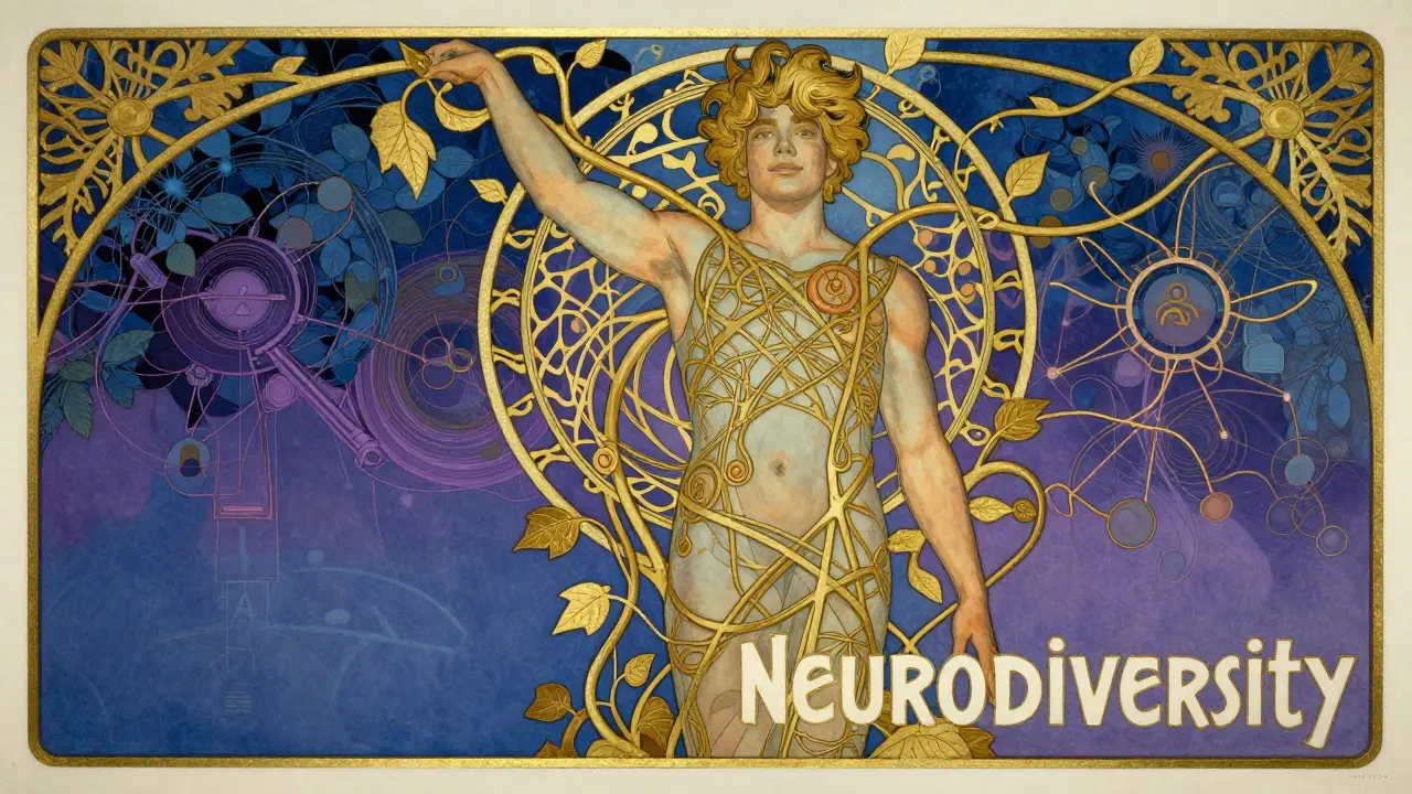 Empoweringý autoista v obklopení zlatých vinic a neuronových vzorů