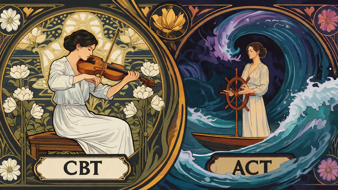 ACT vs. KBT: Kdy zvolit akceptaci a kdy změnu myšlení?